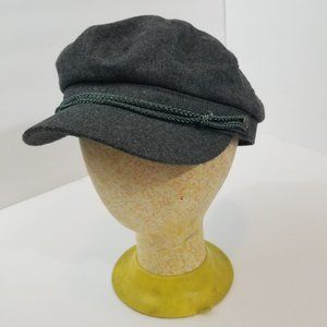 Brixton Captain Fiddlers Hat Cap Gray Medium